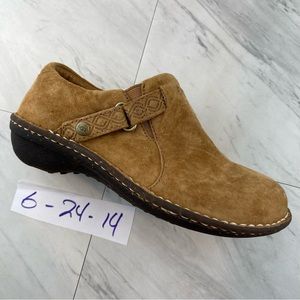 •UGG Australia Women's Size 6 Brown Slip On Comfort Suede Walking Shoes S/N 1931